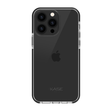 Funda trasera de malla deportiva para Apple iPhone 14 Pro Max, negro azabache