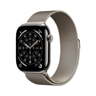 Watch Series 11 (2025) GPS + Cellulaire Boitier de 46mm en Titane Naturel avec bracelet Milanais - M/L - Excellent état