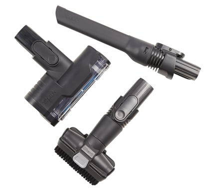 Shark IZ300EUT aspiradora de pie y escoba eléctrica Aspiradora escoba 2 en 1 Batería Secar Sin bolsa Negro, Borgoña