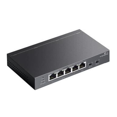 TP-Link TL-SG1005P-PD commutateur réseau Gigabit Ethernet (10/100/1000) Connexion Ethernet, supportant l'alimentation via ce port (PoE) Noir