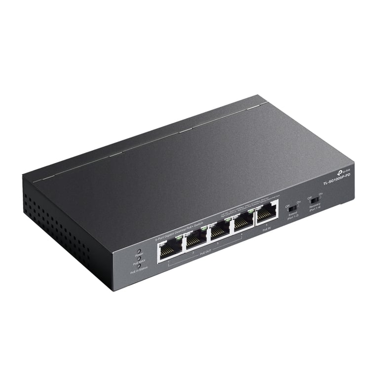 TP Link TL SG1005P PD - vue 3