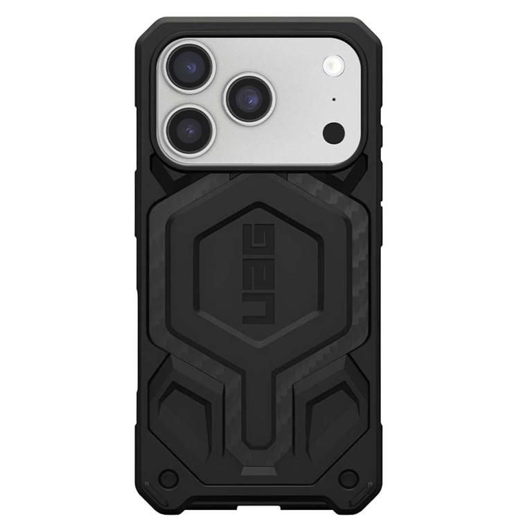 UAG Funda MagSafe para iPhone 17 Pro Modelo Monarch Pro Fibra de Carbono Antichoque Negro - Nuevo
