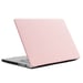 Selencia Coque tissée pour Apple MacBook Air 15 pouces (2023 / 2024 M3 chip / 2025 M4 chip) - A2941 / A3114 / A3241 - Rose
