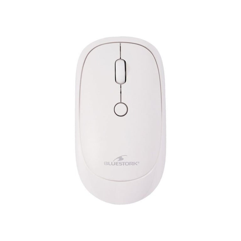 Souris sans fil BLUESTORK OFFICE 35 PC et Mac Design compact ergonomique blanc - Neuf