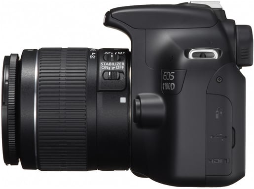 Canon EOS 1100D + EF-S 18-55mm Juego de cámara SLR 12,2 MP CMOS 4272 x 2848 Pixeles Negro