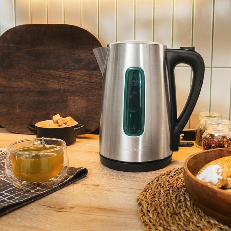 Bouilloire Électrique Cecotec Thermosense 210 – 1,7L, 2200W, Acier Inoxydable - vue 2