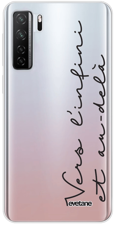 Evetane Coque Huawei P40 Lite 5G silicone transparente Motif Vers l'infini et l'au delà ultra resist
