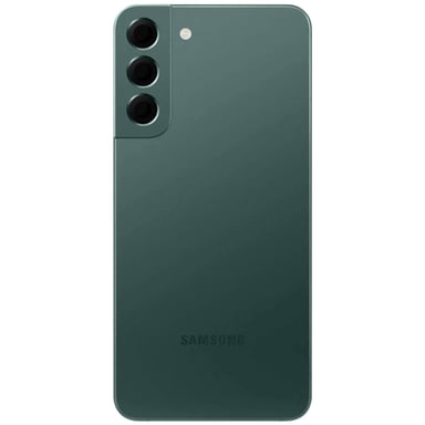 Cubierta de la batería original de Samsung S22 Plus verde con lente