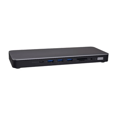 V7 DOCKTB4PT Docking Station cablata Thunderbolt 4 nero, argento