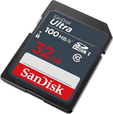 SanDisk Ultra 32GB SDHC Mem Card 100MB/s 32GB UHS-I Classe 10