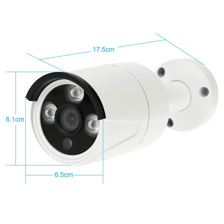 Caméra Intelligente 720P P2P Wifi Ip66 Micro SD 8G Détecteur Mouvement Ir Blanc YONIS