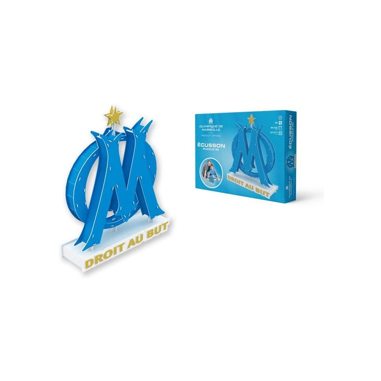 Puzzle 3d écusson olympique de marseille