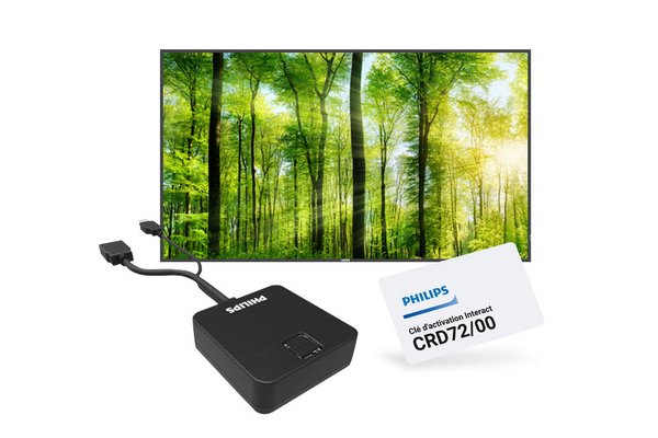 PHILIPS- Pack PROMO- Ecran 55BDL3550Q +CRD61 +CRD72 - Neuf