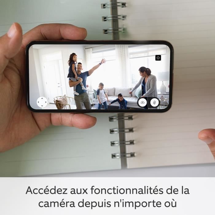 Caméra de surveillance Wifi Mini 2 cams. noires - vue 5