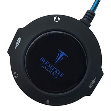 Adaptador de audio USB multifunción para juegos Alpha Omega Players Berserker Syn Negro