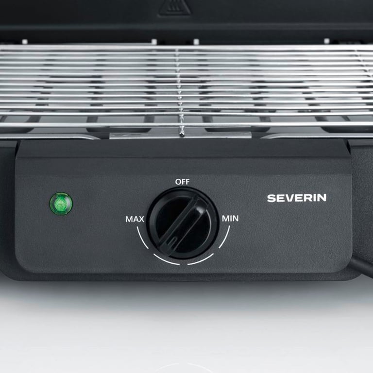 Barbecue Électrique SEVERIN PG8594 – 2000 W, Grille Inox, Thermostat Réglable - vue 6