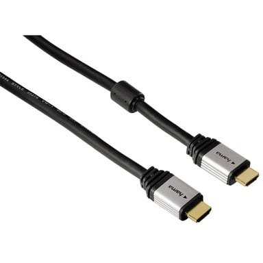 Câble HDMIhaute vitesse, Ethernet, Or 24k, dble blindage, 1,80m