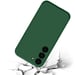 EVETANE Coque Samsung Galaxy S23 Silicone liquide Vert Foret + 2 Vitres en Verre trempé Protection écran Antichocs