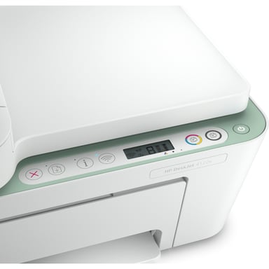 Stampante HP DeskJet HP 4122e All-in-One, a colori, stampante domestica, stampa, copia, scansione, fax mobile, HP+; idoneità all'inchiostro istantaneo HP; scansione in PDF