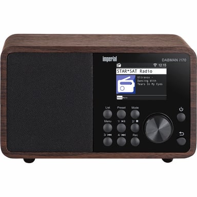 Radio compatta multifunzione DAB+ / FM / Internet DABMAN i170 Wood Look