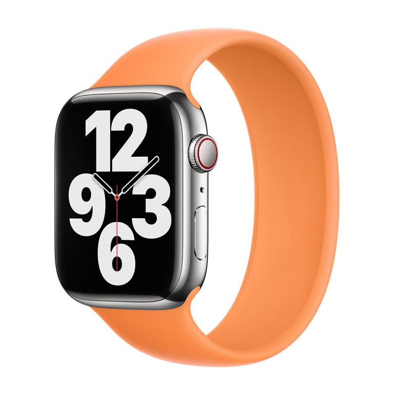 Bracelet Boucle unique en Silicone pour Apple Watch 38404142 mm Taille 4 Marigold - vue 2