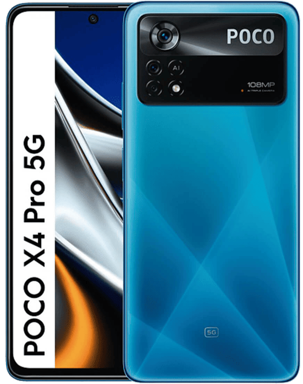 Xiaomi Poco X4 Pro 5G, 128Go, Bleu, débloqué