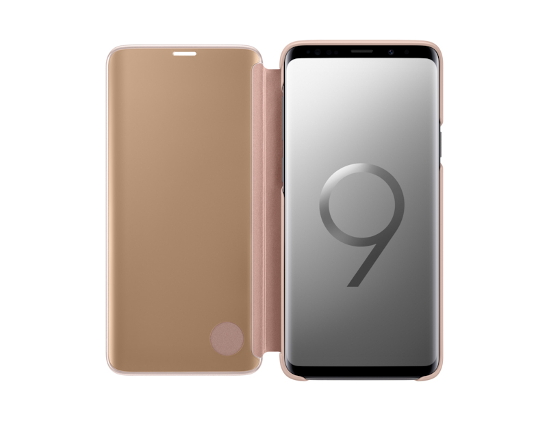 Samsung Clear View Cover Stand S9+ Or - vue 4