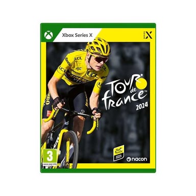 Jeu Xbox Series X NACON Tour de France 2024 Critérium multijoueur jusqu'à 6 joueurs Jaune - Neuf