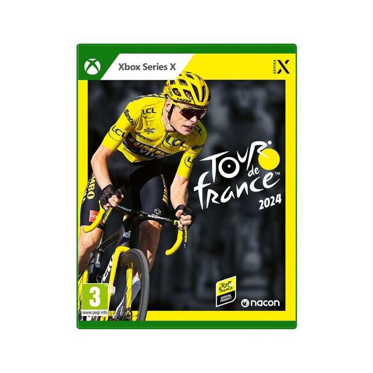 Jeu Xbox Series X NACON Tour de France 2024 Critérium multijoueur jusqu'à 6 joueurs Jaune - Neuf
