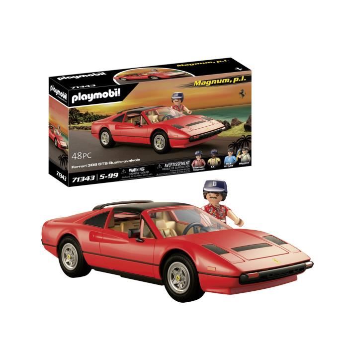 PLAYMOBIL 71343 Magnum - Ferrari 308GTS - Classic Cars - Voiture de collection - Neuf