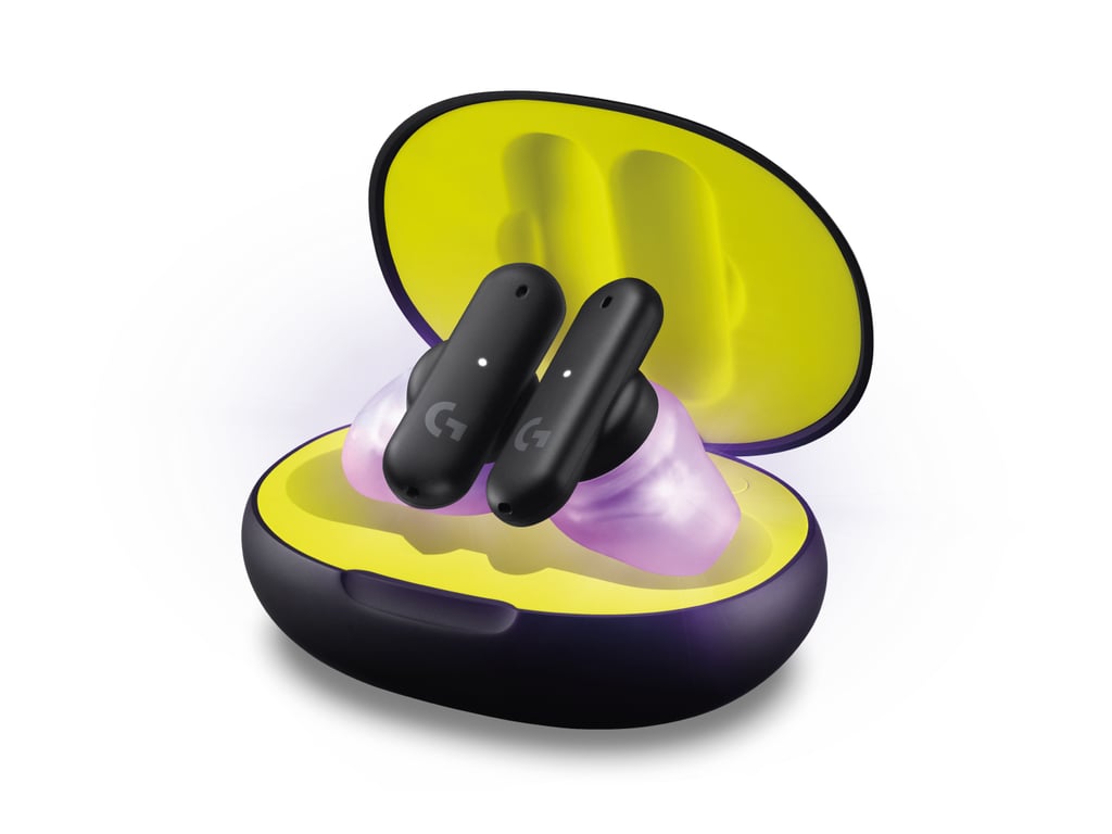 Logitech G FITS Écouteurs Gaming sans fil Design moulé sur mesure LIGHTSPEED + Bluetooth Quatre Microphones à filtrage spatial PC Mac PS5 PS4 Mobile Nintendo Switch - vue 3