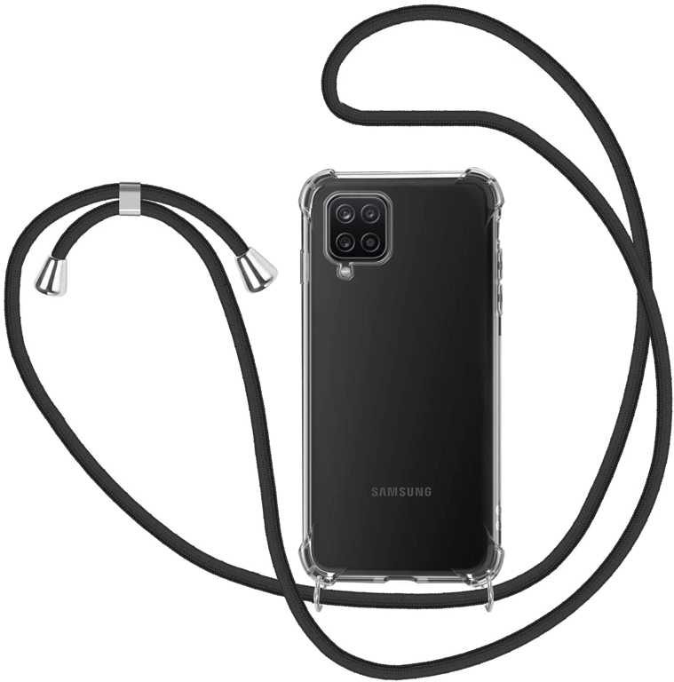 Coque avec Cordon pour SAMSUNG Galaxy A12 Silicone Airbags Transparente