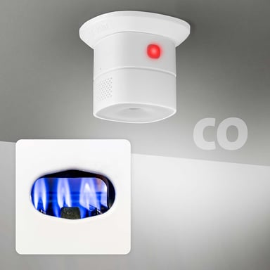 Détecteur Intelligent de Monoxyde de Carbone SMARTCOA10 ZigBee 3.0 Blanc