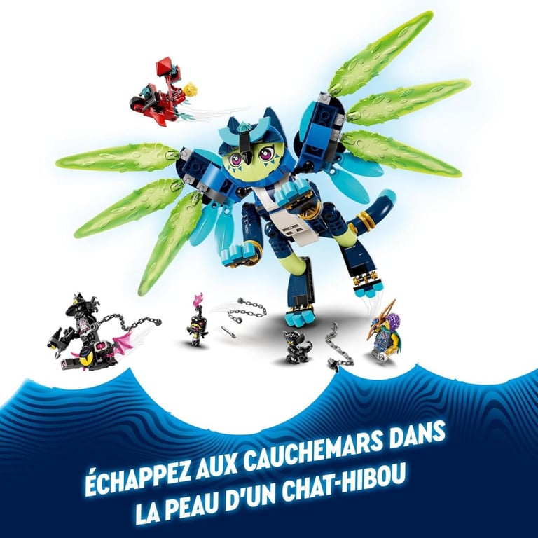 71476 Zoey et Zian le chat hibou LEGO® DREAMZzz - vue 5