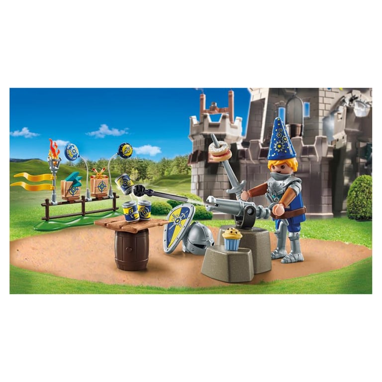 Playmobil 71447 Novelmore : Chevalier et décorations de fête Embarquez pour Un Voyage passionnant dans Le Monde des Chevaliers Dès - vue 3