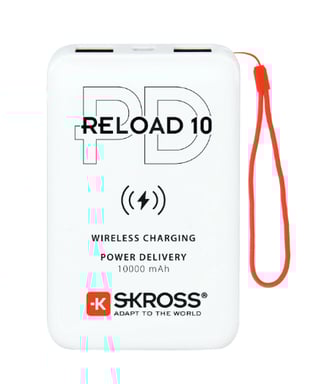 Skross RELOAD 10 Qi PD 10000 mAh Cargador inalámbrico Blanco