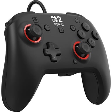 Mando Gaming por cable RGB - Rematch para Nintendo Switch 2 - Negro