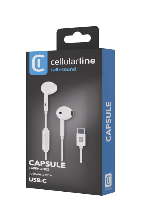 Cellularline 8018080476594 Casque Avec fil Ecouteurs AppelsMusique USB Type C Neuf - vue 4
