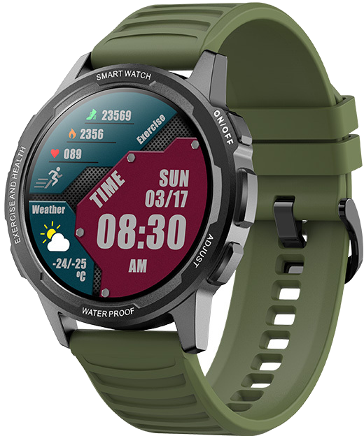 NASA Montre Connectée Homme; Smartwatch; Sport; IP68; Santé; Images de l'univers; Android - iOS; Mod