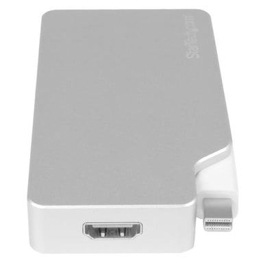 StarTech.com Adattatore da viaggio audio/video 3 in 1 - Mini DisplayPort a VGA, DVI o HDMI - 4K - Alluminio