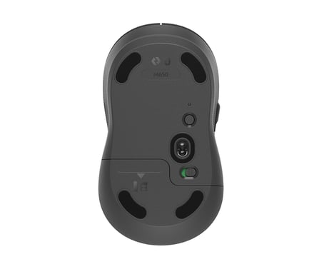 Logitech Signature M650 Ratón inalámbrico RF para diestros + Bluetooth Óptico 2000 DPI