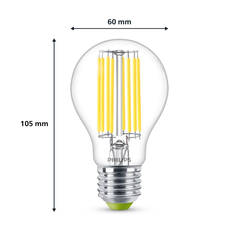 Ampoule LED E27 840lm 4/ Philips Eco .6 x H.10 5 cm - vue 3