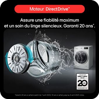 Lave-Linge Hublot F34X76BSTA – Capacité 13Kg, 1400 trs/min, Direct Drive - vue 4