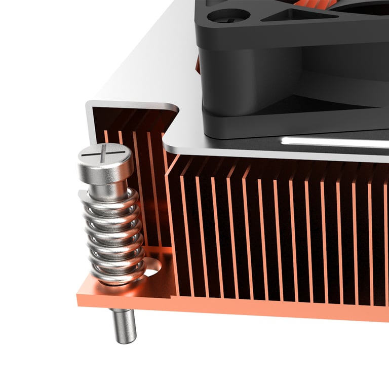 Akasa Ak cc7402bt01 2u Low Profile Cpu kühler Sockel Lga 1700 - vue 3