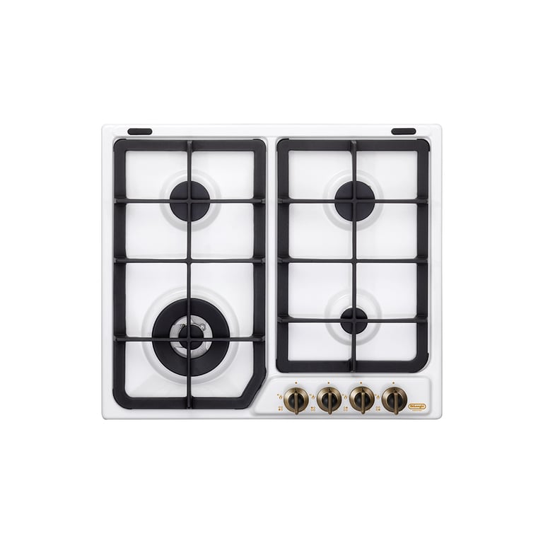De'Longhi BF 46 PRO plaque Blanc Intégré 60 cm Gaz 4 zone(s) - Neuf