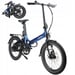 Vélo électrique pliable Onemile E1P, 250 W, 36 V 10 Ah, 25 km/h, bleu.