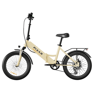 Bicicleta eléctrica urbana PIXAR Rusher de 20 pulgadas con motor de 250 W y batería de 36 V y 12,8 Ah