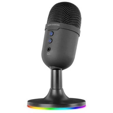 MARS GAMING MICRÓFONO DE ESTUDIO ARGB, SILENCIAR