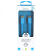 Cable USB-C a Type-C 3A - 1,5 metros - Colección POP - Azul