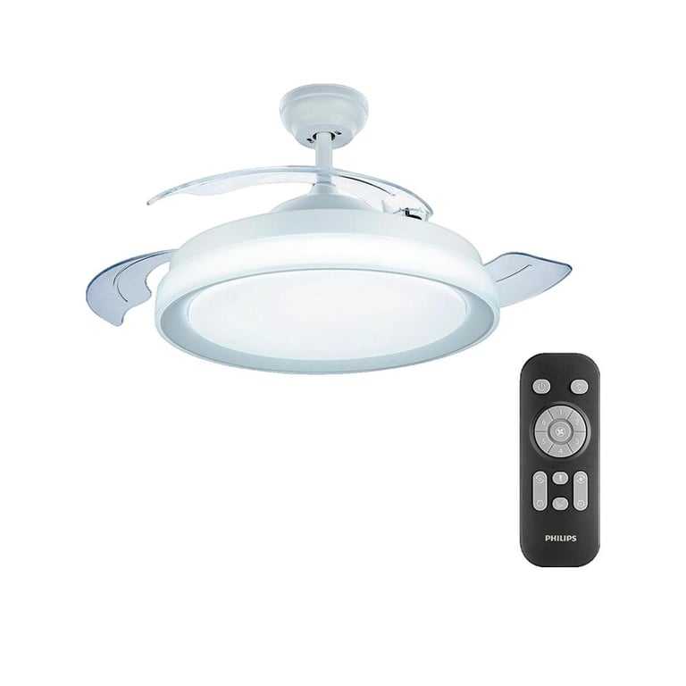 Ventilateur de plafond Philips Bliss 35W+28W Blanc - Neuf